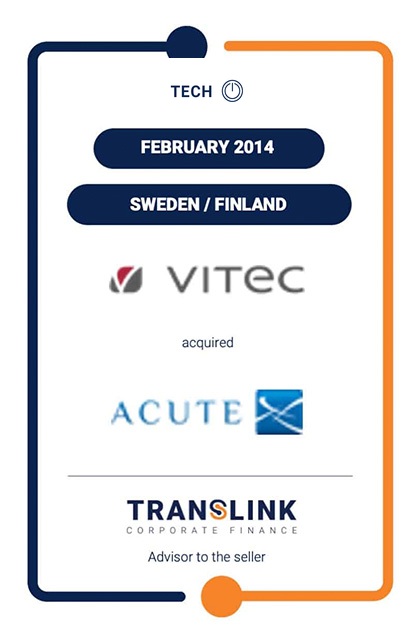 Translink acted as advisor to Acute FDS