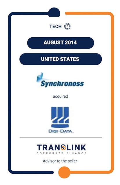 Translink acted as advisor to Digi-Data