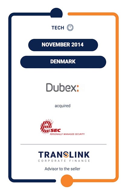 Translink advises Esec on the sale of the company to DUBEX