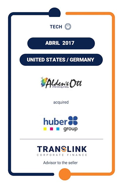 ALDEN & OTT WAS SOLD TO HUBERGROUP