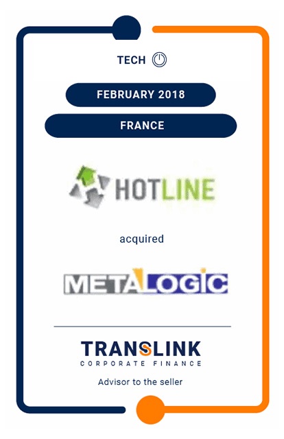 HOTLINE ACQUIRED 100% OF GROUP METALOGIC