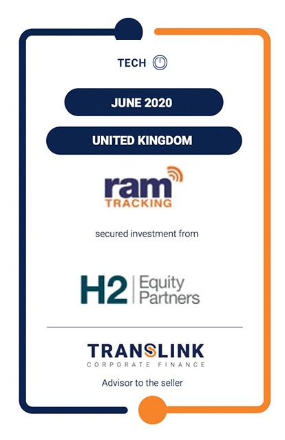 Translink advised ram Tracking in securing an investment from H2 Equity Partners