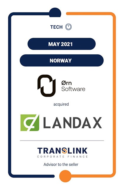 ØRN ACQUIRES THE SAAS COMPANY LANDAX