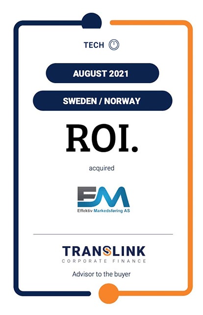 ROI MEDIA HAS ACQUIRED EFFECTIVE MARKETING