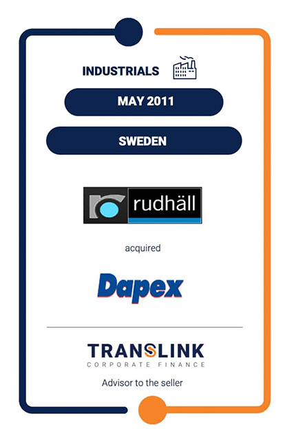 TRANSLINK ACTED AS ADVISOR TO DAPEX