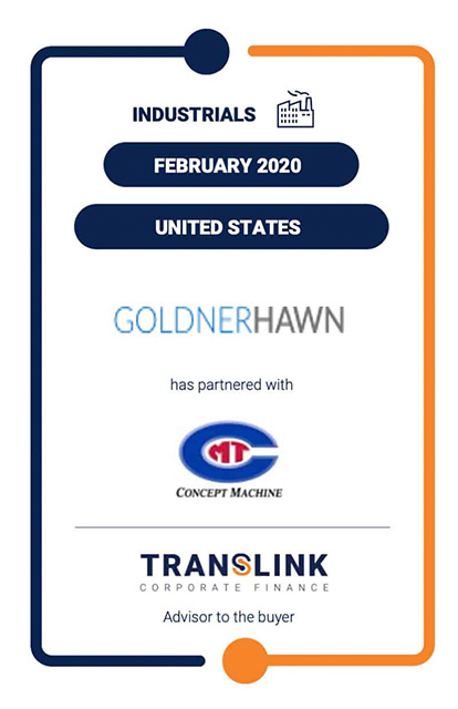 Goldner Hawn partners with Concept Machine Tool