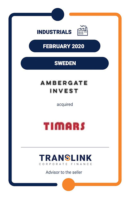 Ambergate Invest acquired Timars Svets & Smide AB