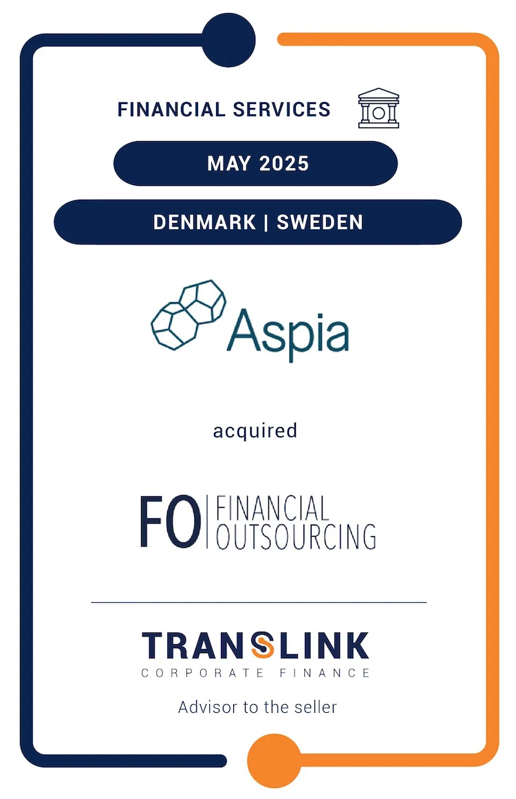 Translink Corporate Finance acted as the advisor to the owners of Financial Outsourcing in the sale to Aspia Group