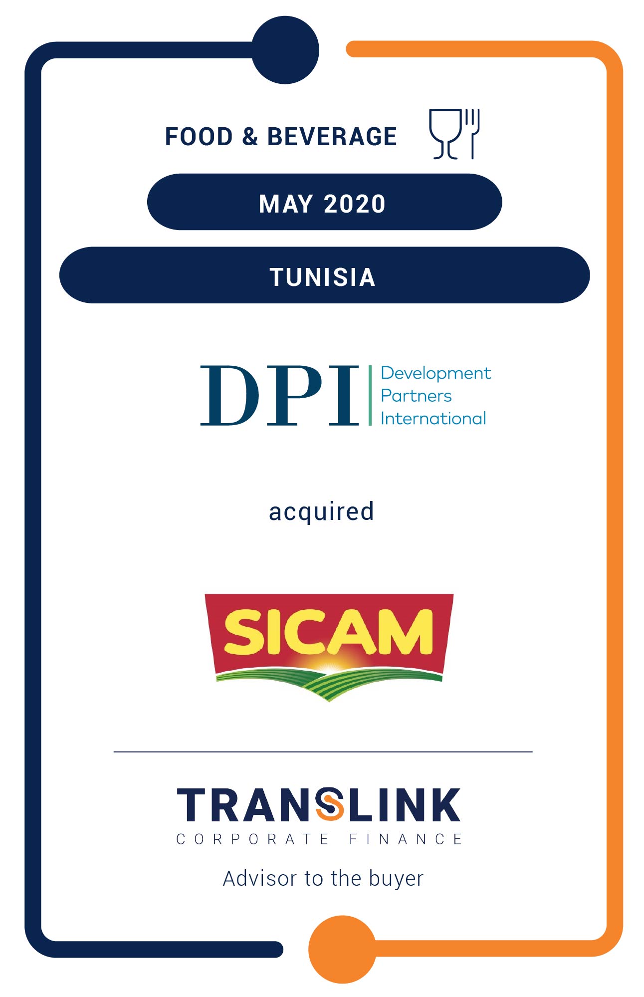 Translink Corporate Finance acted as the advisor to DPI on its investment in SICAM