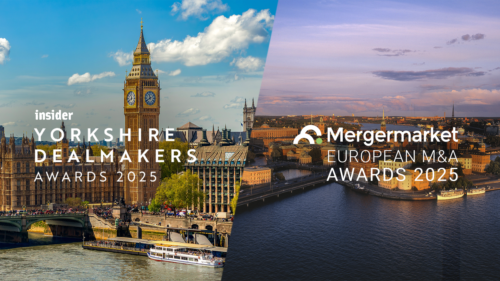 Translink Corporate Finance UK and Sweden teams celebrating M&A award