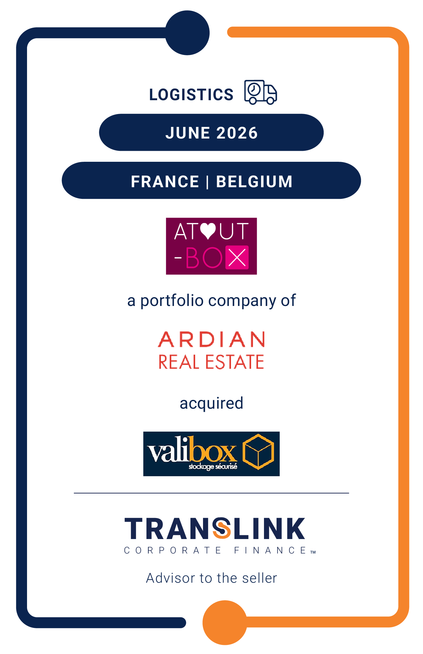 Translink Corporate Finance advised Valibox on its sale to Atout-Box