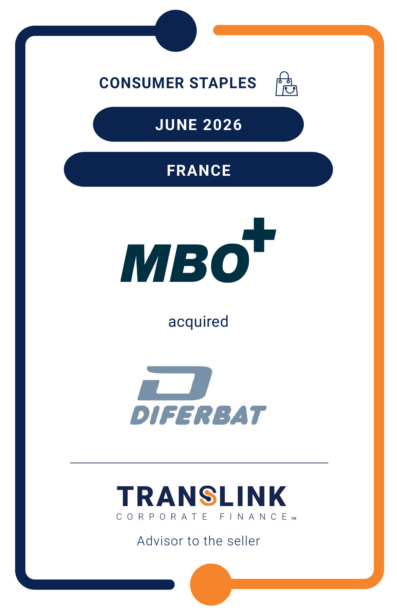 Translink Corporate Finance advised Diferbat on its sale to MBO+