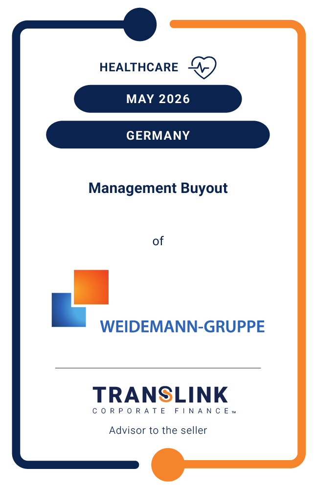 Translink Corporate Finance advised the shareholders of Weidemann-Gruppe on a management buyout